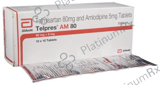Telpres AM 5/80mg Tablet 10s