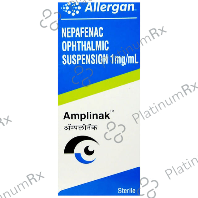 Amplinak 0.1% Ophthalmic Suspension 5ml