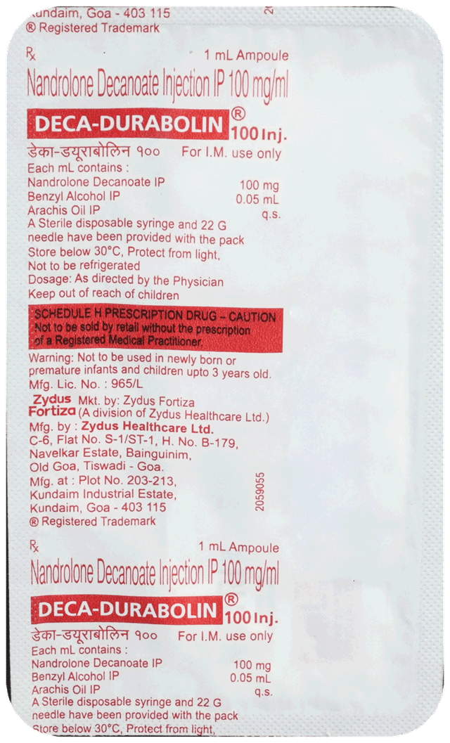 Deca Duralin 100mg Injection 1ml