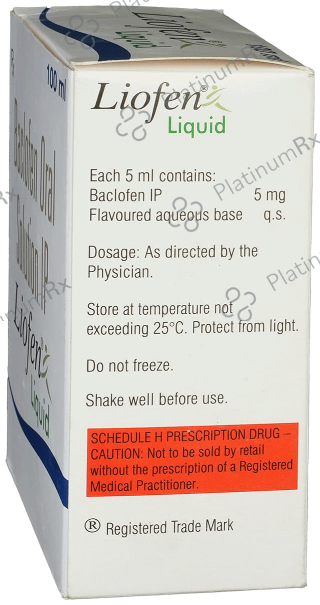 Liofen 5mg Oral Solution 100ml