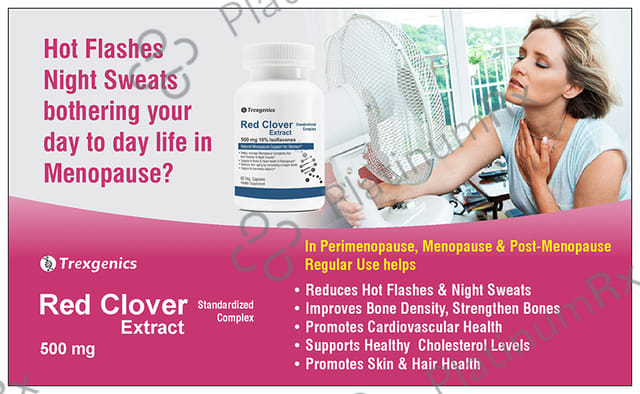 Trexgenics Red Clover Extract 500mg Veg. Capsules