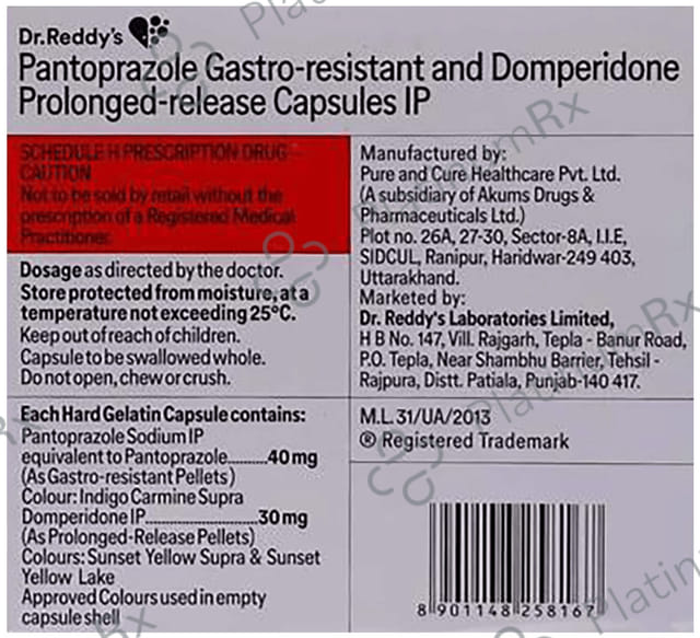 Zovanta D 30mg/40mg Capsule