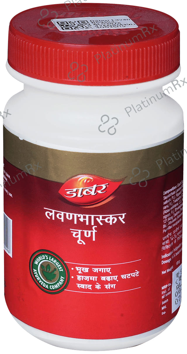 Dabur Lavan Bhaskar Churna - Manages Appetite, Digestion & Gas 120 gm