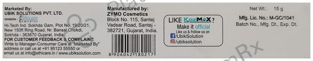Kozimax Skin Lightening Cream 15gm