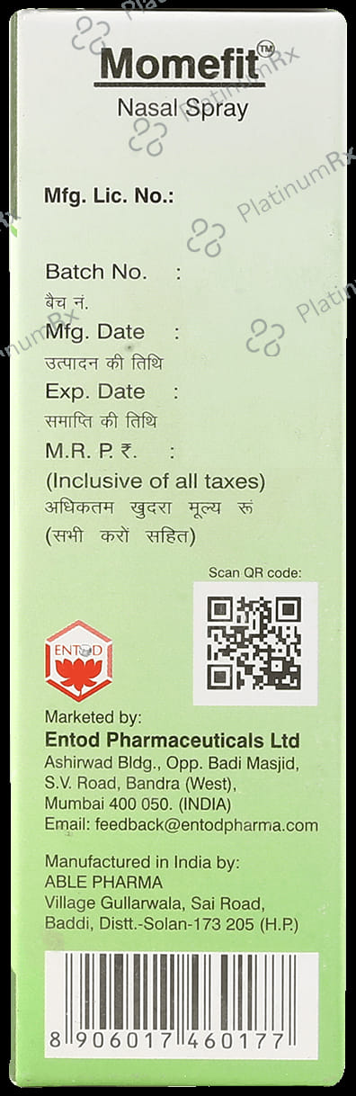 Momefit 50mcg Nasal Spray 10ml