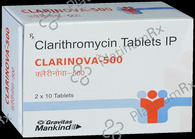 Clarinova 500mg Tablet 10s