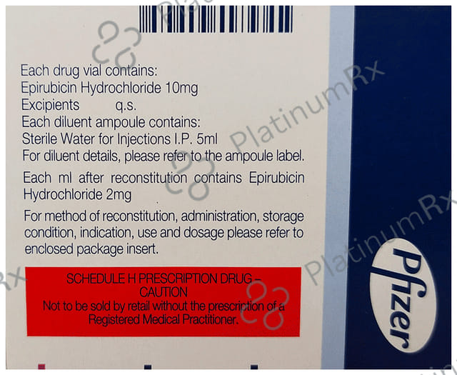 Farmorubicin RD 10mg Injection 5ml