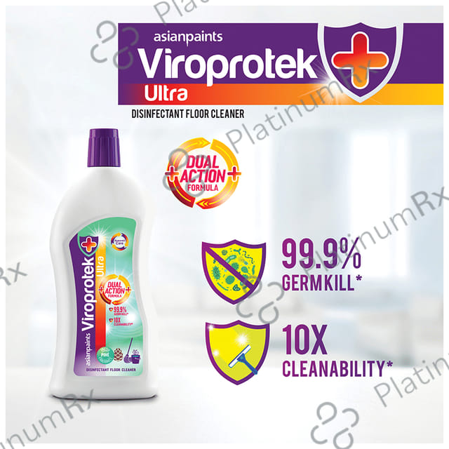 Asianpaints Viroprotek Ultra Disinfectant Floor Cleaner Pine 5 Ltr