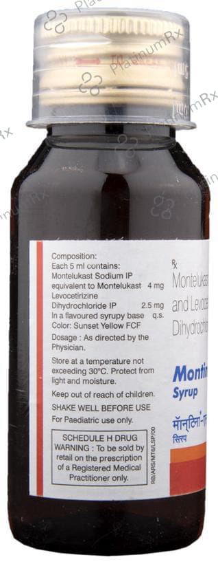 Montina L 2.5/4mg Syrup 60ml