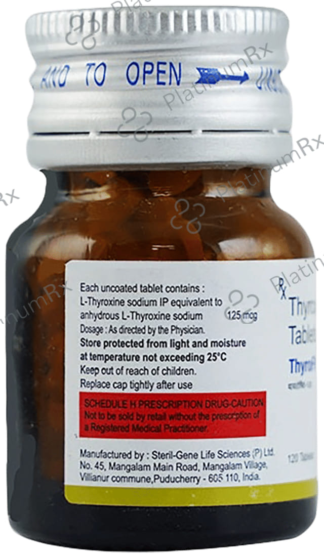 Thyrofit 125 Tablet 120 Tablet