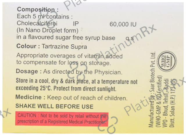 Ostophyte-D3 Nano Shot (5ml Each) Butterscotch Sugar Free