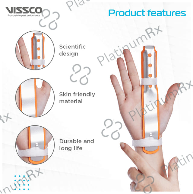 Vissco Core 0631 Finger Splint-Long Universal Orange