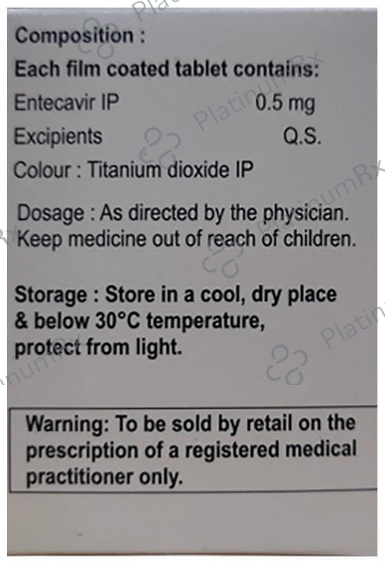 Entarica 0.5mg Tablet 30s