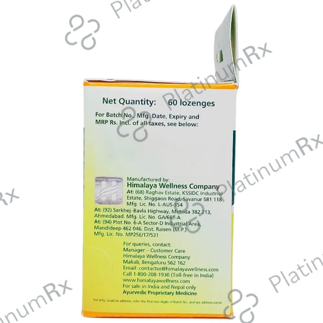 Himalaya Koflet SF Cough Lozenges Orange 6s