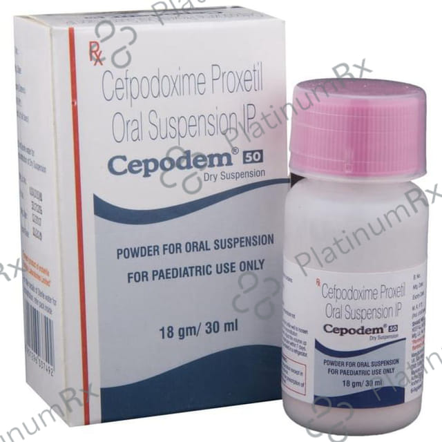 Cepodem 50mg Dry Syrup 30ml