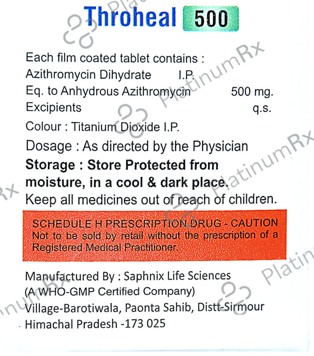 Throheal 500 Tablet