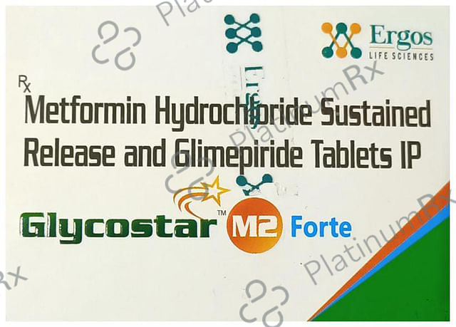 Glycostar M Forte 2mg/1000mg Tablet SR