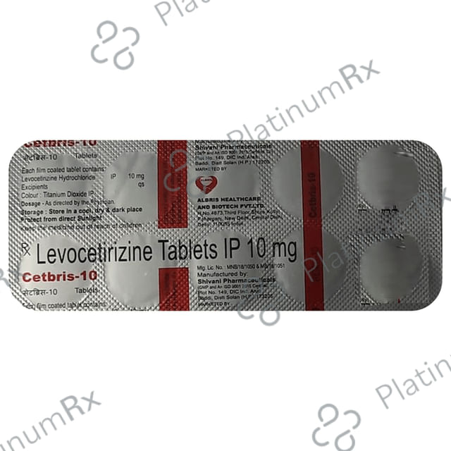 Cetbris 10 Tablet
