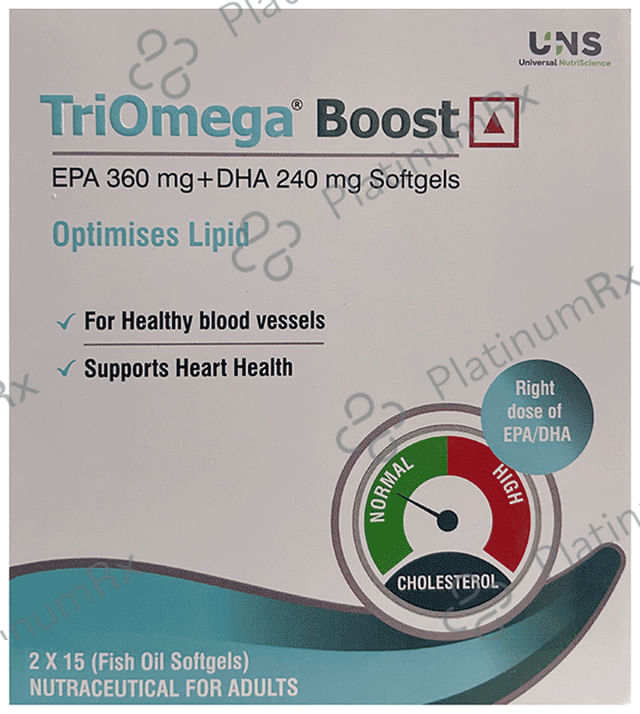 Triomega Boost Softgel Capsule (15 Each)