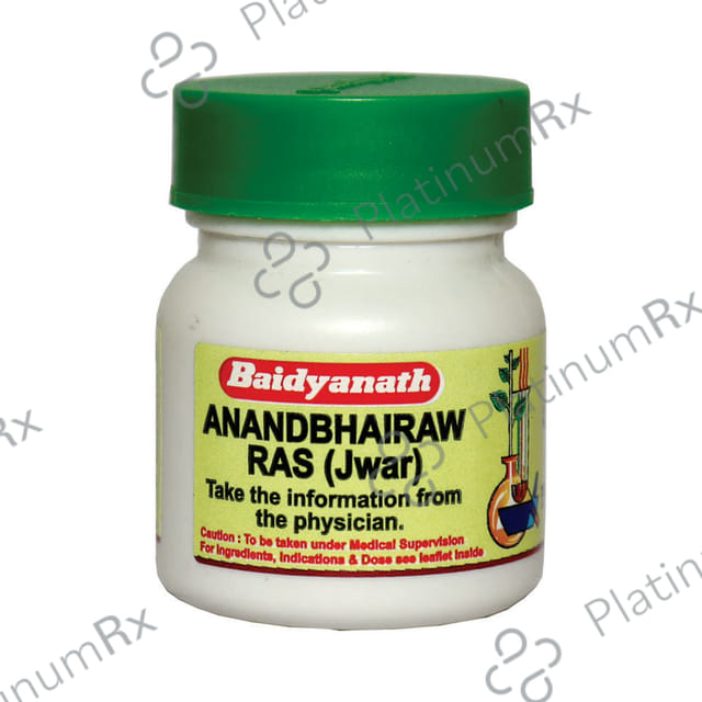 Baidyanath (Nagpur) Anandbhairaw Ras (Jwar) Tablet