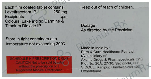 Epictal 250mg Tablet
