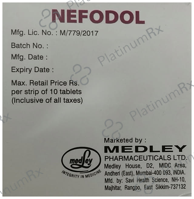 Nefodol 30/325mg Tablet 10s