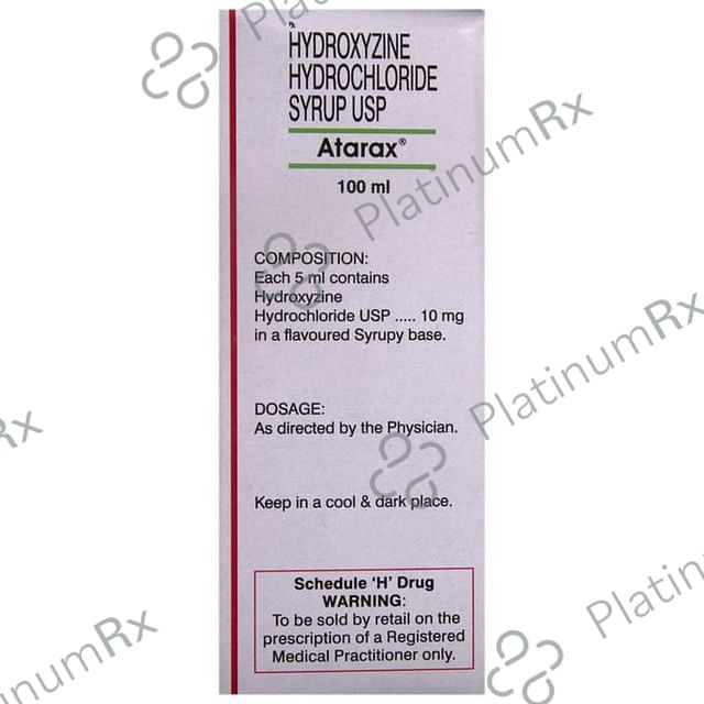 Atarax 10mg Syrup 100ml