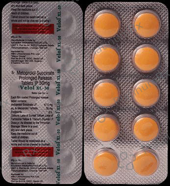 Velol 50mg Tablet XL 10s
