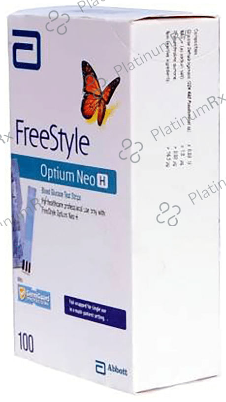 FreeStyle Optium Neo H Blood Glucose Test Strip (Only Strips)