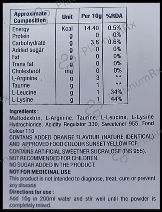 Argipic Orange Flavour Sachet 10gm