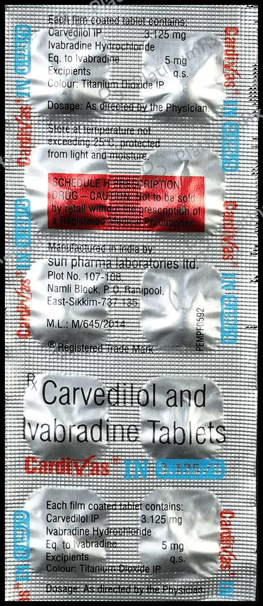 Cardivas IN 3.125/5 Tablet