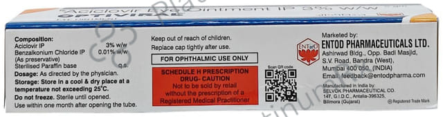 Optiviral 3% Eye Ointment 5gm