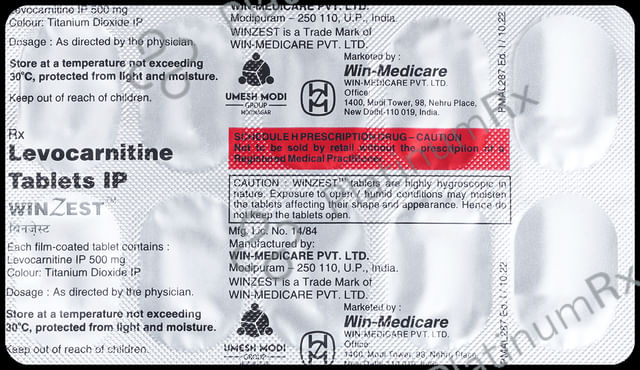 Winzest 500mg Tablet 10s