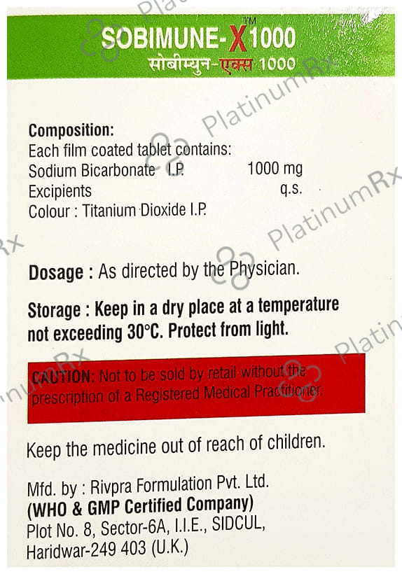 Sobimune-X 1000 Tablet
