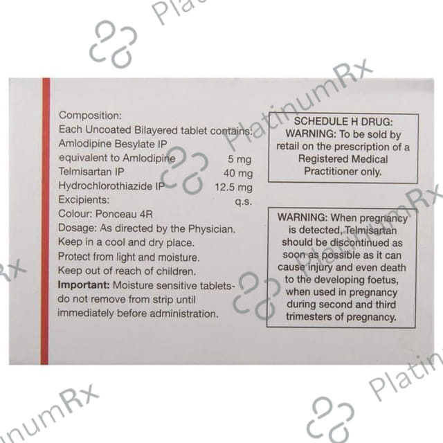 Amlosafe 3D 5/12.5/40mg Tablet 10s