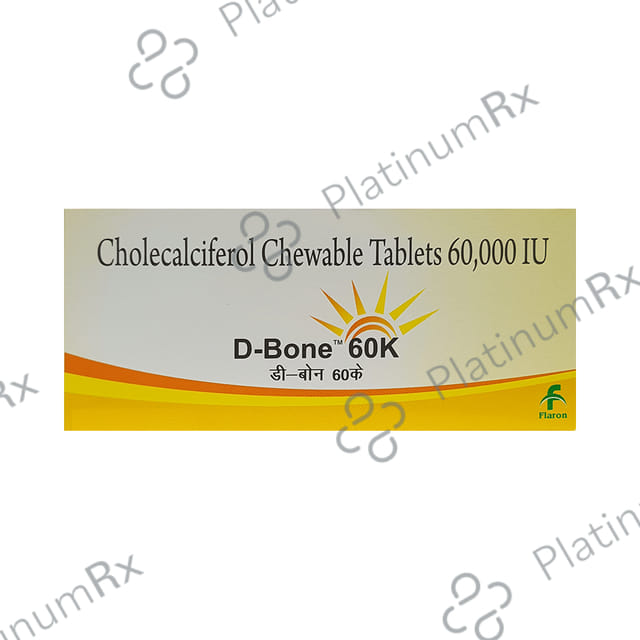 D Bone 60K Chewable Tablet 4s