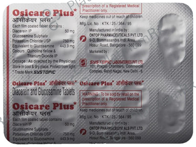 Osicare Plus 50/750mg Tablet 10s