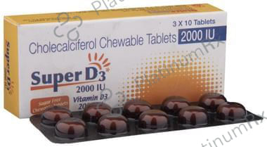 Super D3 2000 IU Tablet