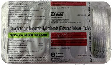 Sitaxa M XR 50/500mg Tablet 10s