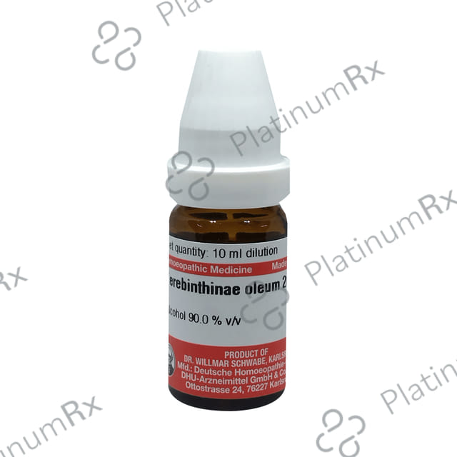 Dr Willmar Schwabe Germany Terebinthinae Oleum Dilution 200