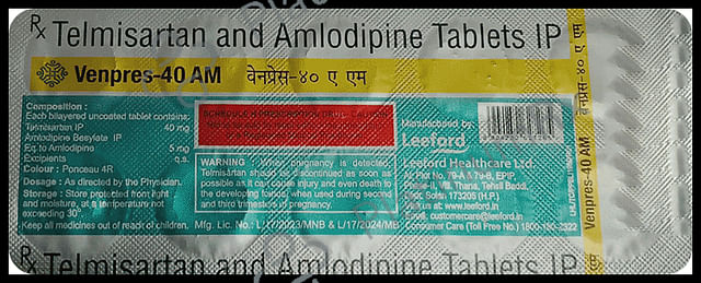 Venpres AM 40/5mg Tablet 10s