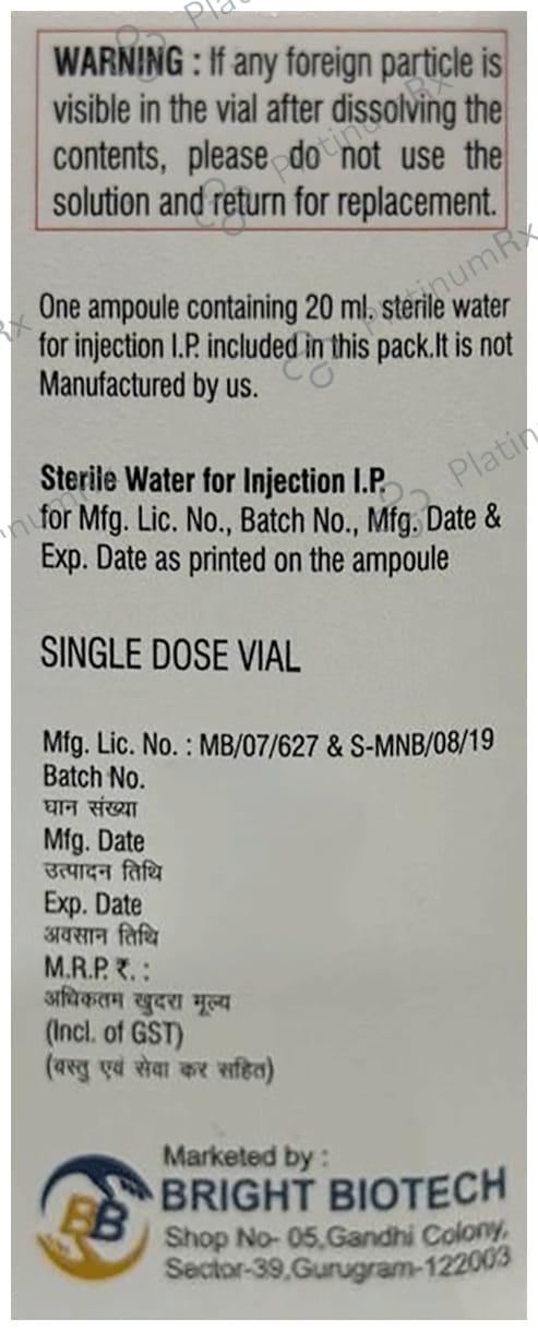 Bpanem 1000mg Injection 1s