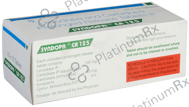 Syndopa CR 100/25mg Tablet PR 10s