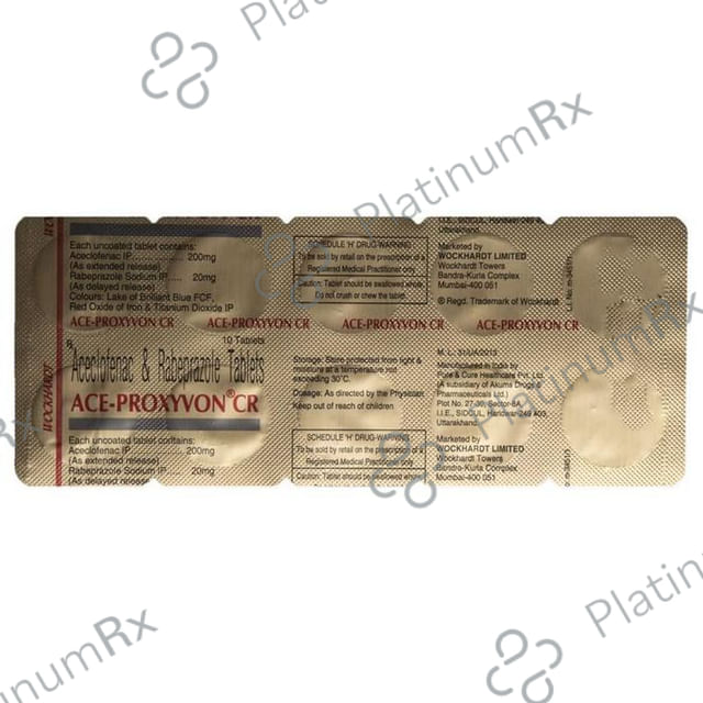 Ace Provin 200/20mg Capsule SR 10s