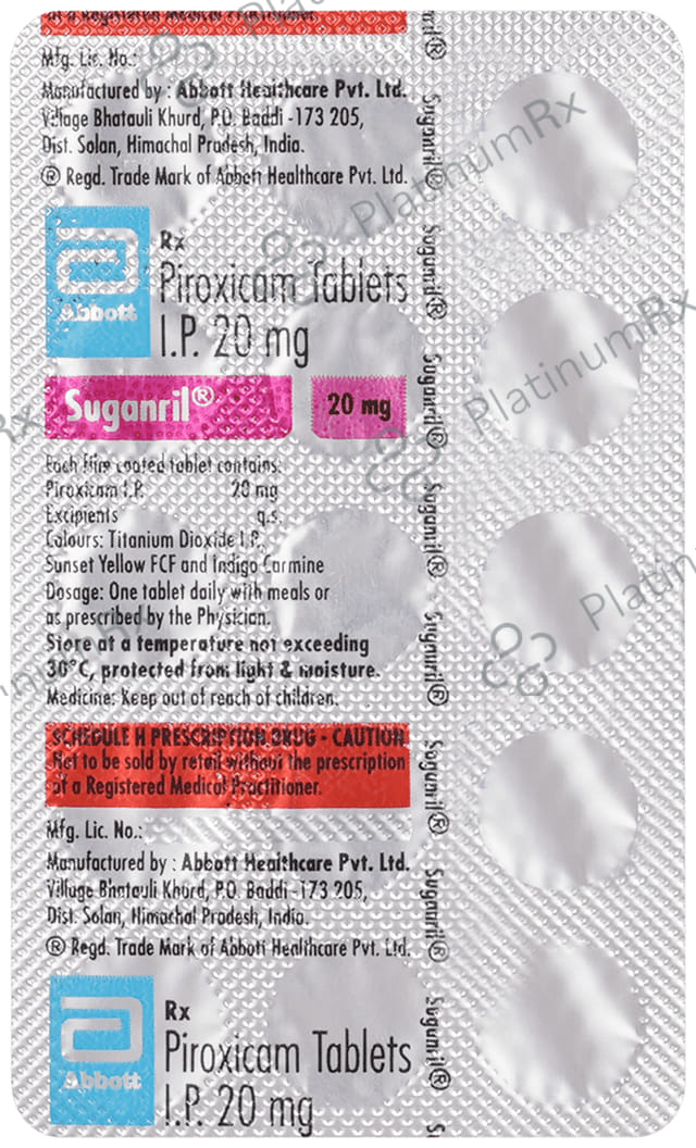 Suganril 20mg Tablet 15s