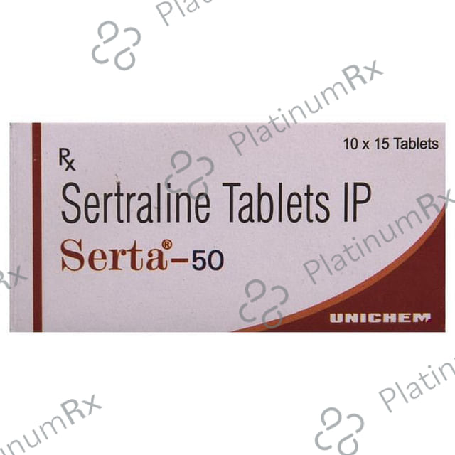 Serta 50mg Tablet 15s