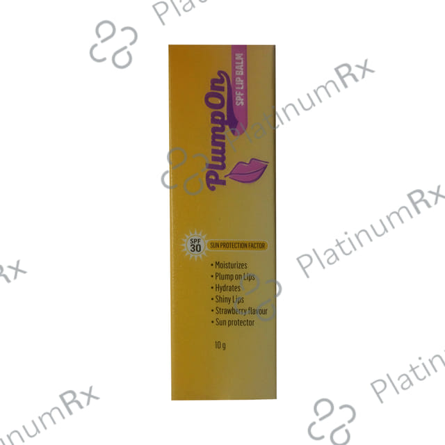 Plumpon Strawberry Flavour SPF 30 Lip Balm 10gm