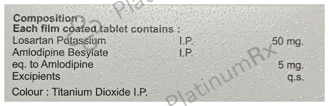 Venusart AM 50mg/5mg Tablet