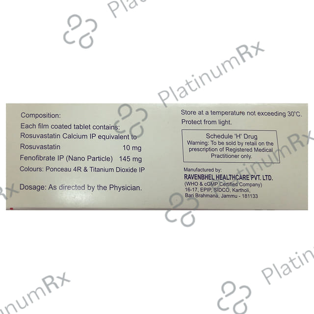Zyrova F 10 145/10mg Tablet 10s