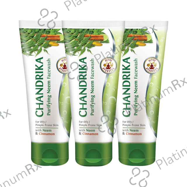 Chandrika Purifying Neem Face Wash 3X100gm